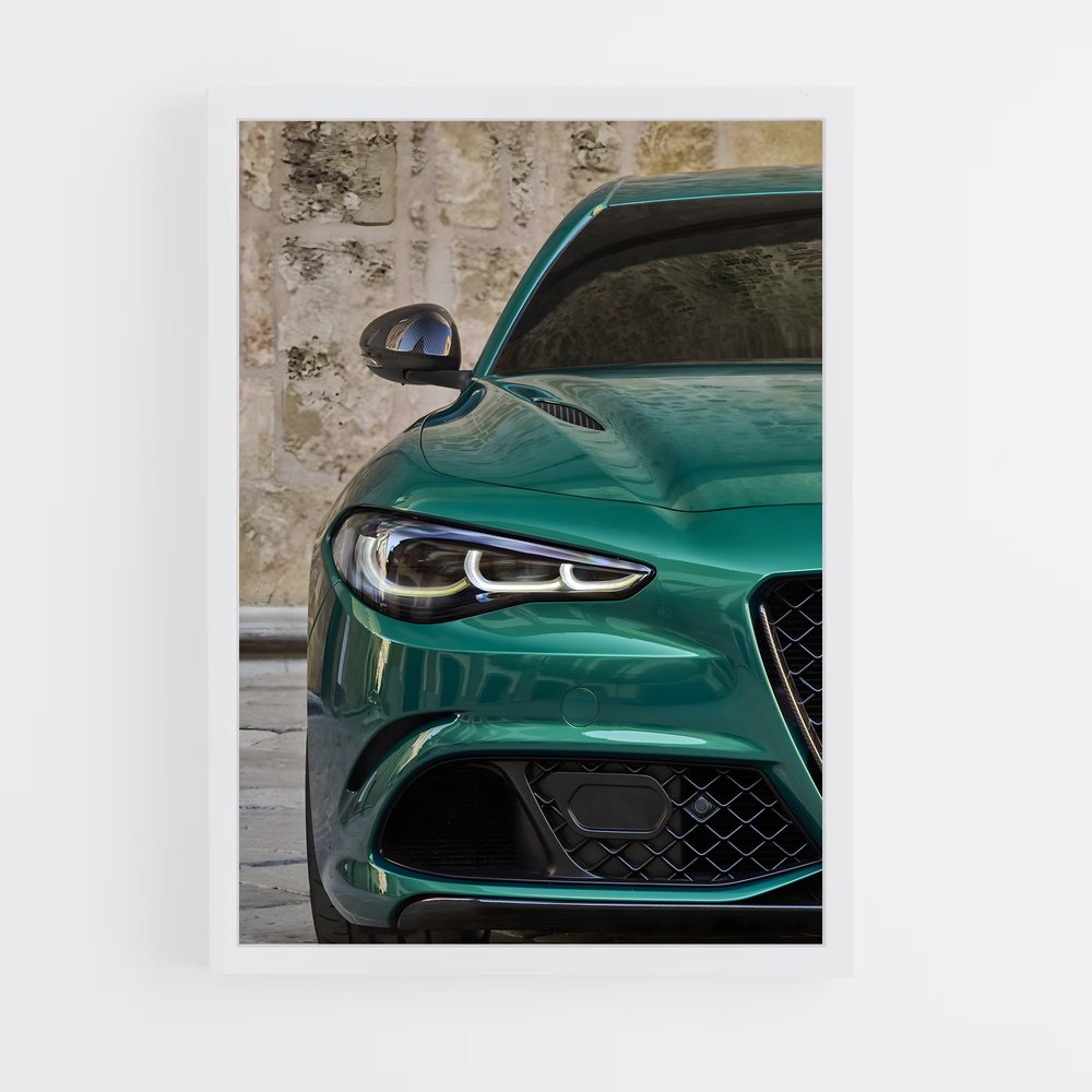 Poster Alfa Powerhouse – affiche Alfa Romeo (vue 3)